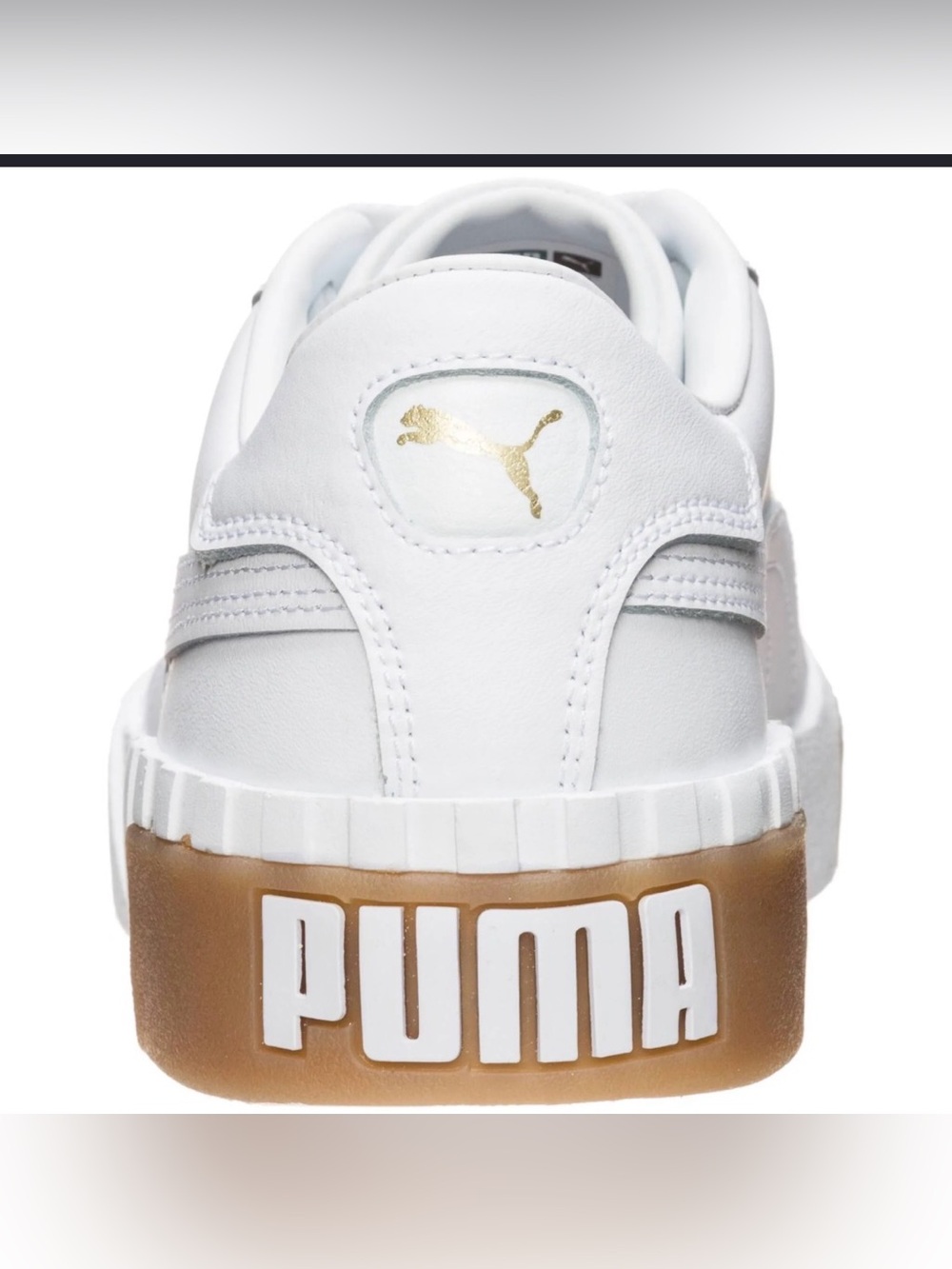 Puma Cali Exotic Women’s White shoes size 7.5 with box - Picture 6 of 14